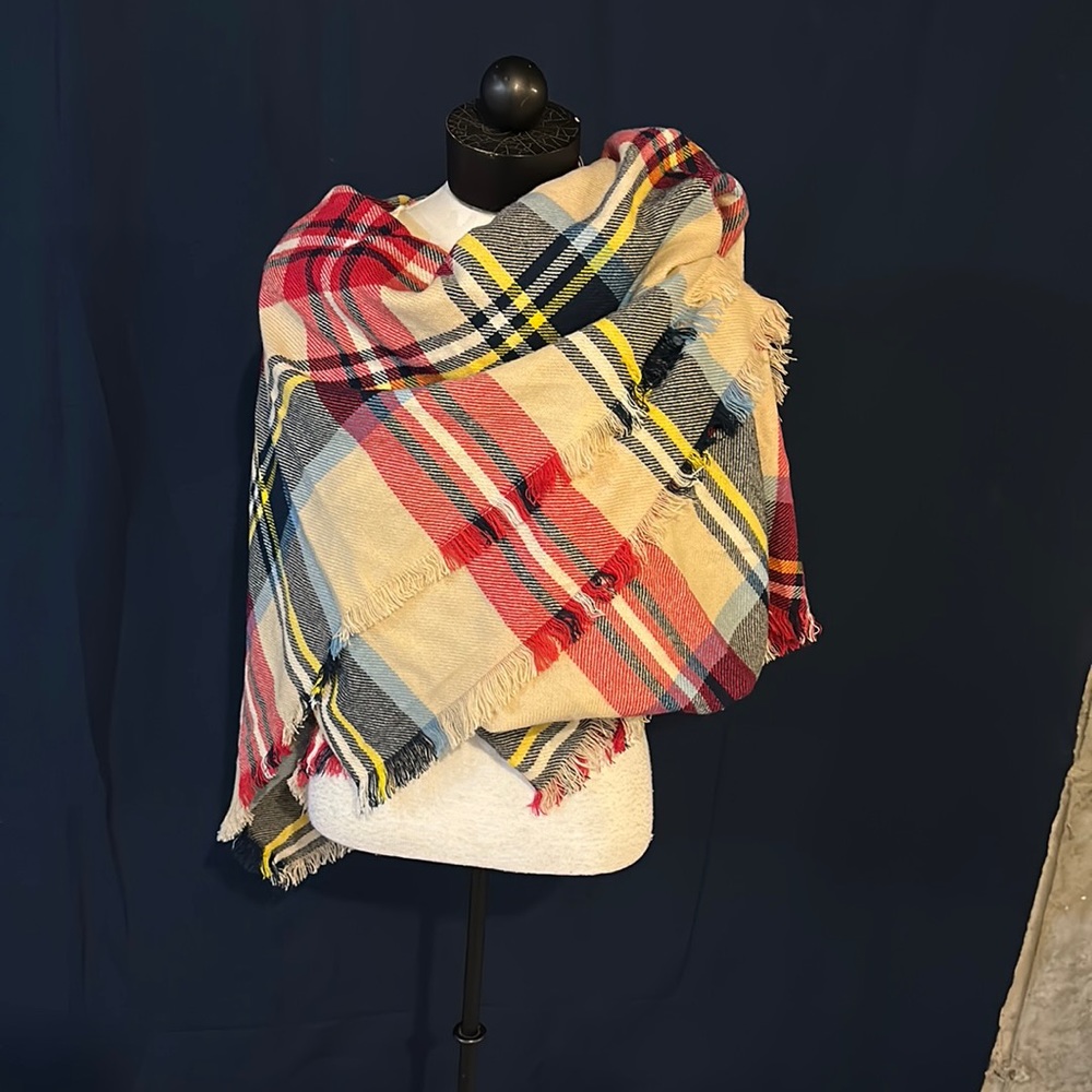 Plaid wrap
